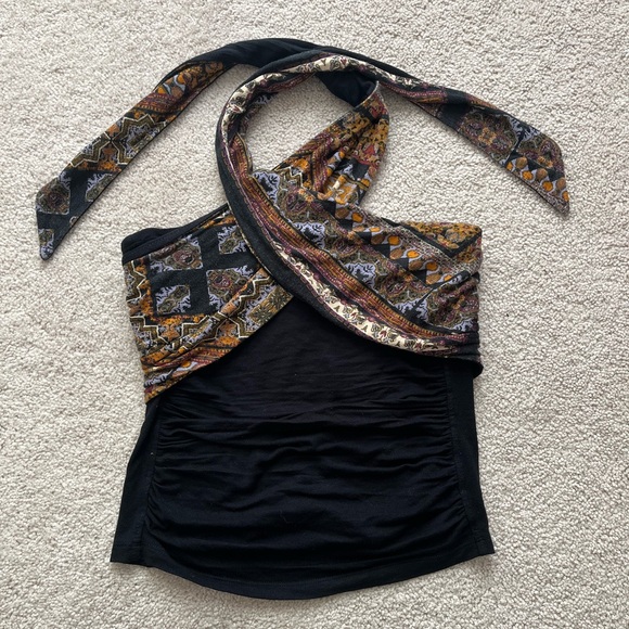 Free People Tops - Free People Halter Tie Top Size S